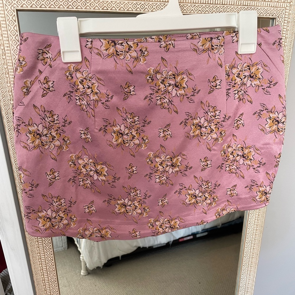 Free People Floral Skirt